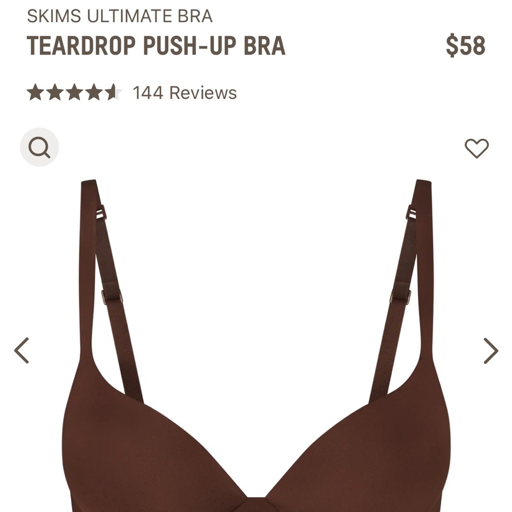ISO Skims Ultimate Push Up bra size 36b